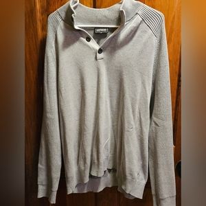 Mens Express Quarter Button Sweatshirt